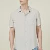 Cotton On Men Cuban Short Sleeve Shirt -Cotton Shop 3610563 03 2