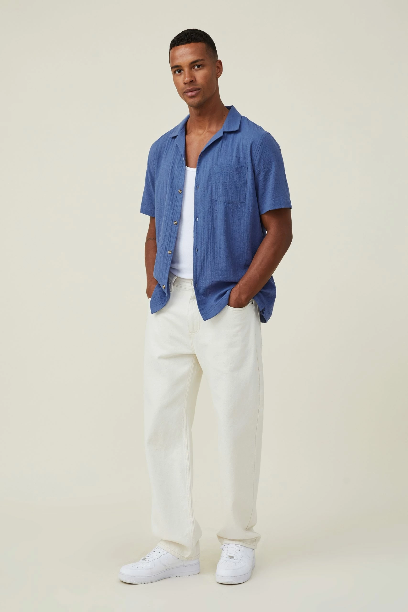 Cotton On Men Riviera Short Sleeve Shirt 4 Cotton On Men Riviera Short Sleeve Shirt - Image 2