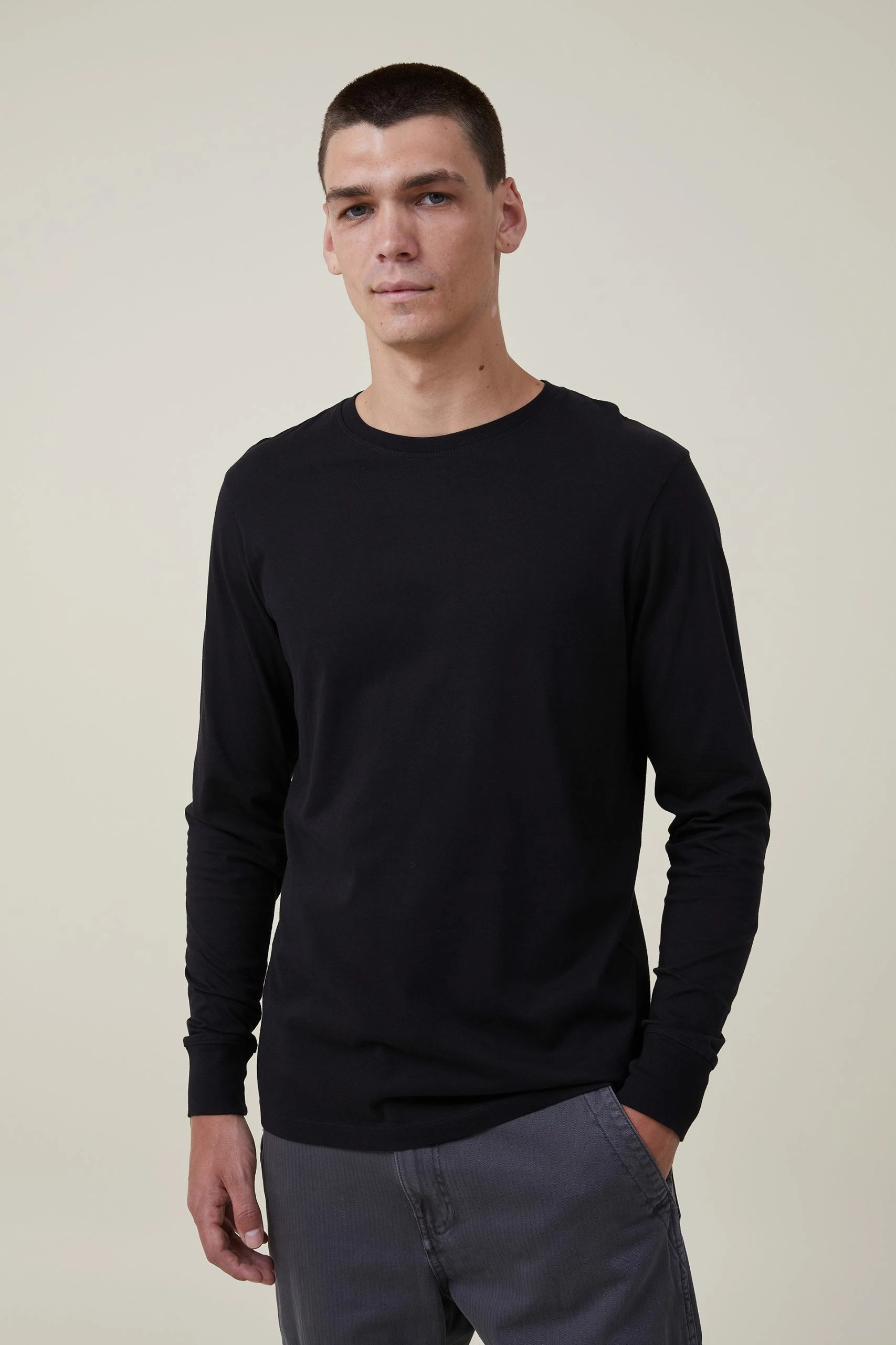 Cotton On Men Organic Long Sleeve T-Shirt 3 Cotton On Men Organic Long Sleeve T-Shirt