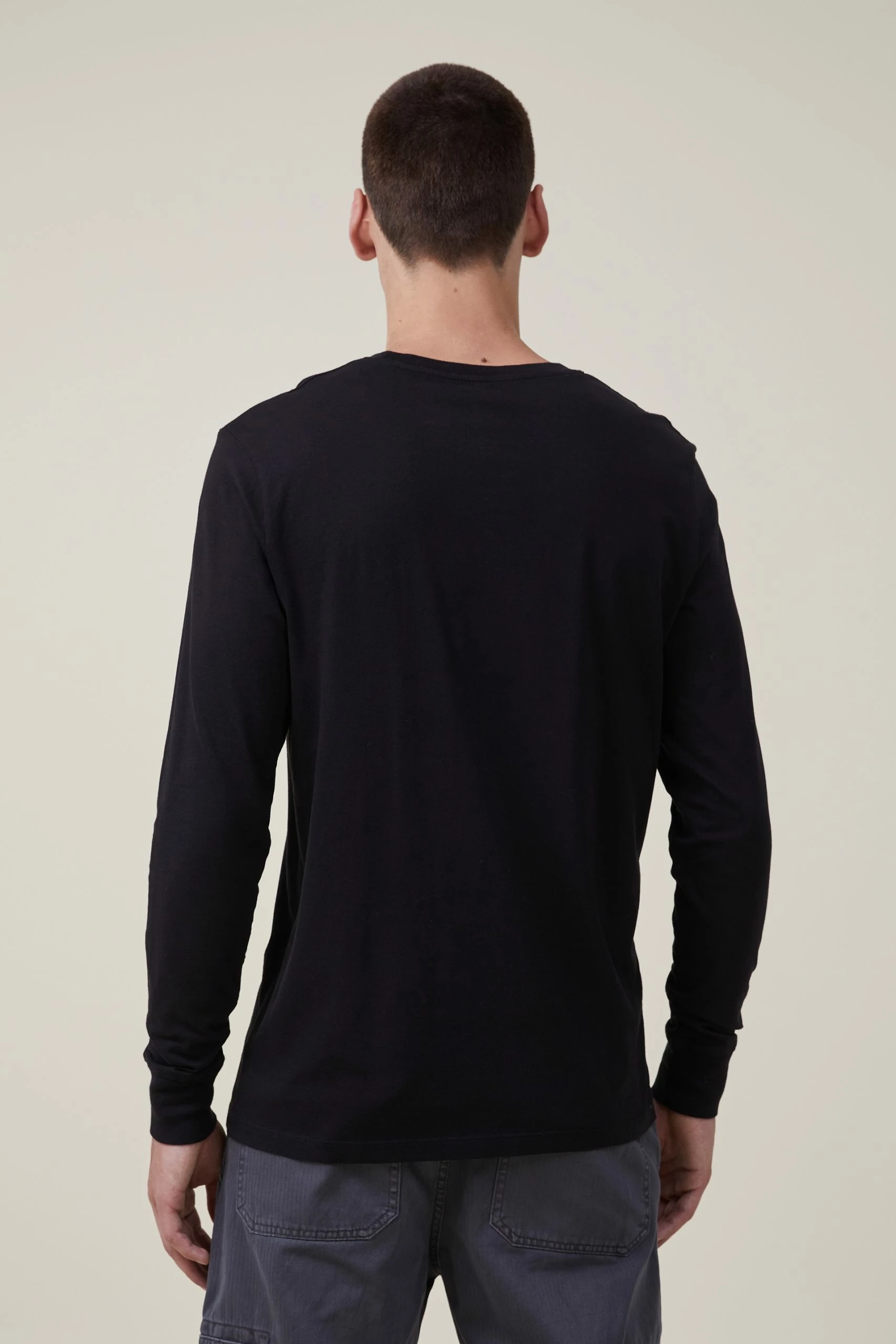 Cotton On Men Organic Long Sleeve T-Shirt 5 Cotton On Men Organic Long Sleeve T-Shirt - Image 3