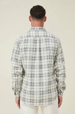 Cotton On Men Boston Long Sleeve Shirt -Cotton Shop 3611320 204 3