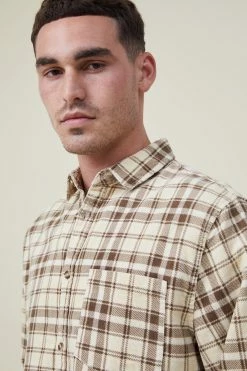 Cotton On Men Boston Long Sleeve Shirt -Cotton Shop 3611320 206 4