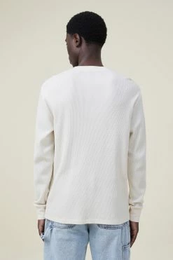 Cotton On Men Textured Long Sleeve Tshirt -Cotton Shop 3611693 36 3