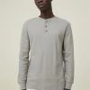Cotton On Men Textured Long Sleeve Tshirt -Cotton Shop 3611693 37 2