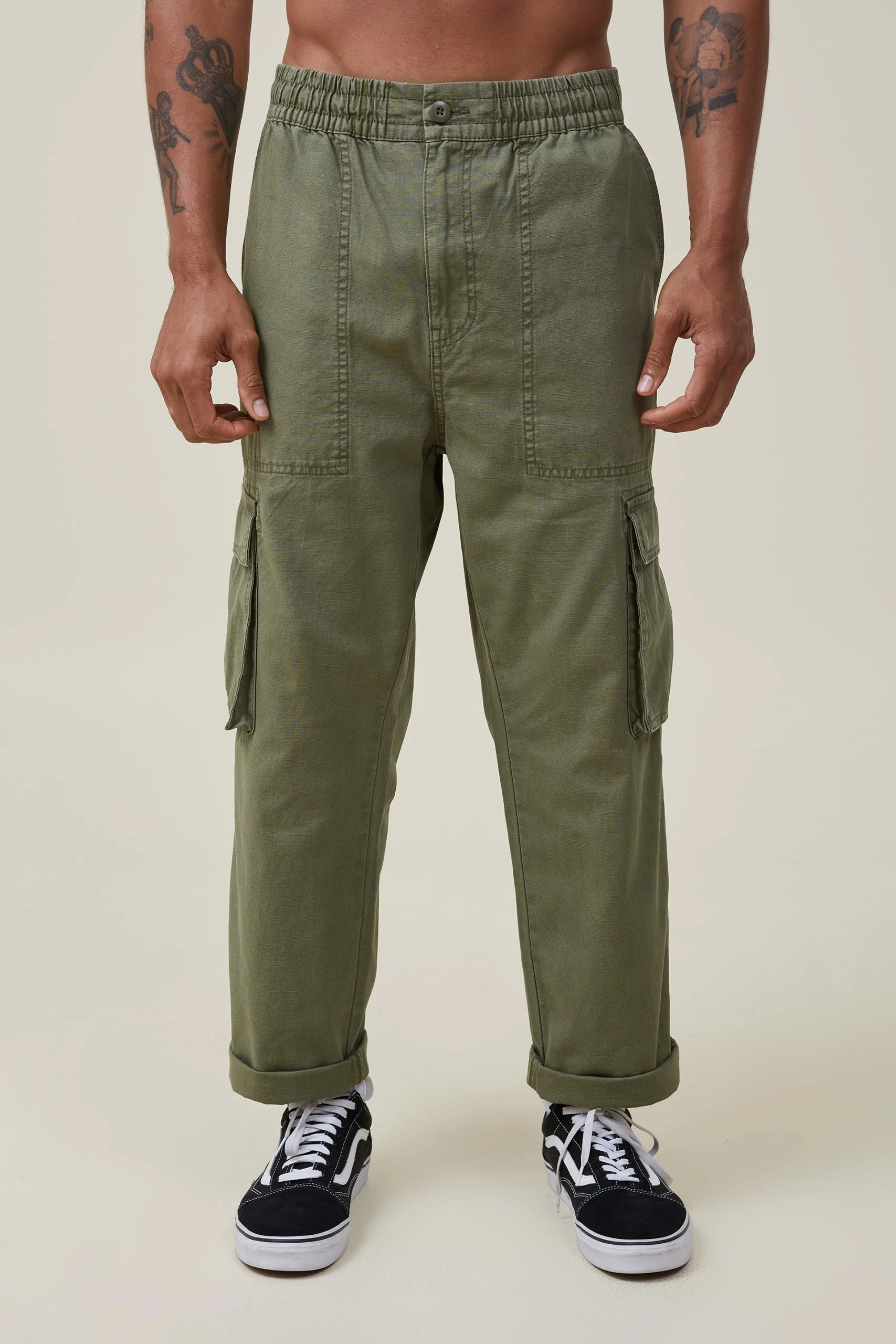 Cotton On Men Elastic Worker Pant 4 Cotton On Men Elastic Worker Pant - Image 2