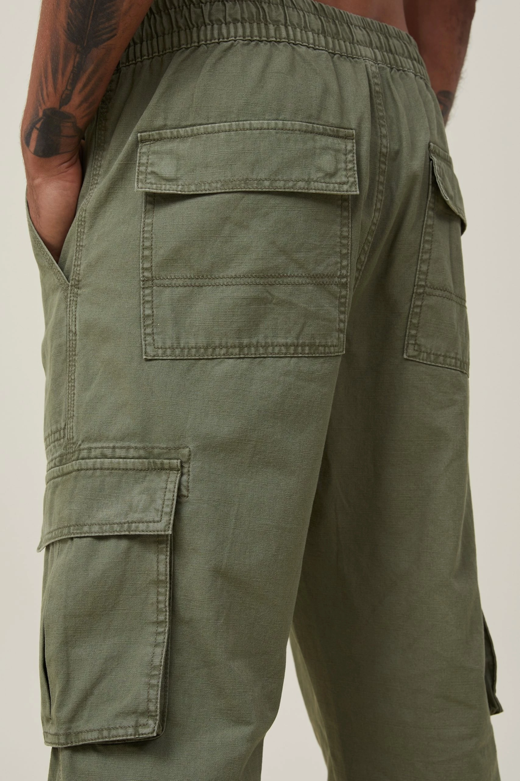 Cotton On Men Elastic Worker Pant 6 Cotton On Men Elastic Worker Pant - Image 4