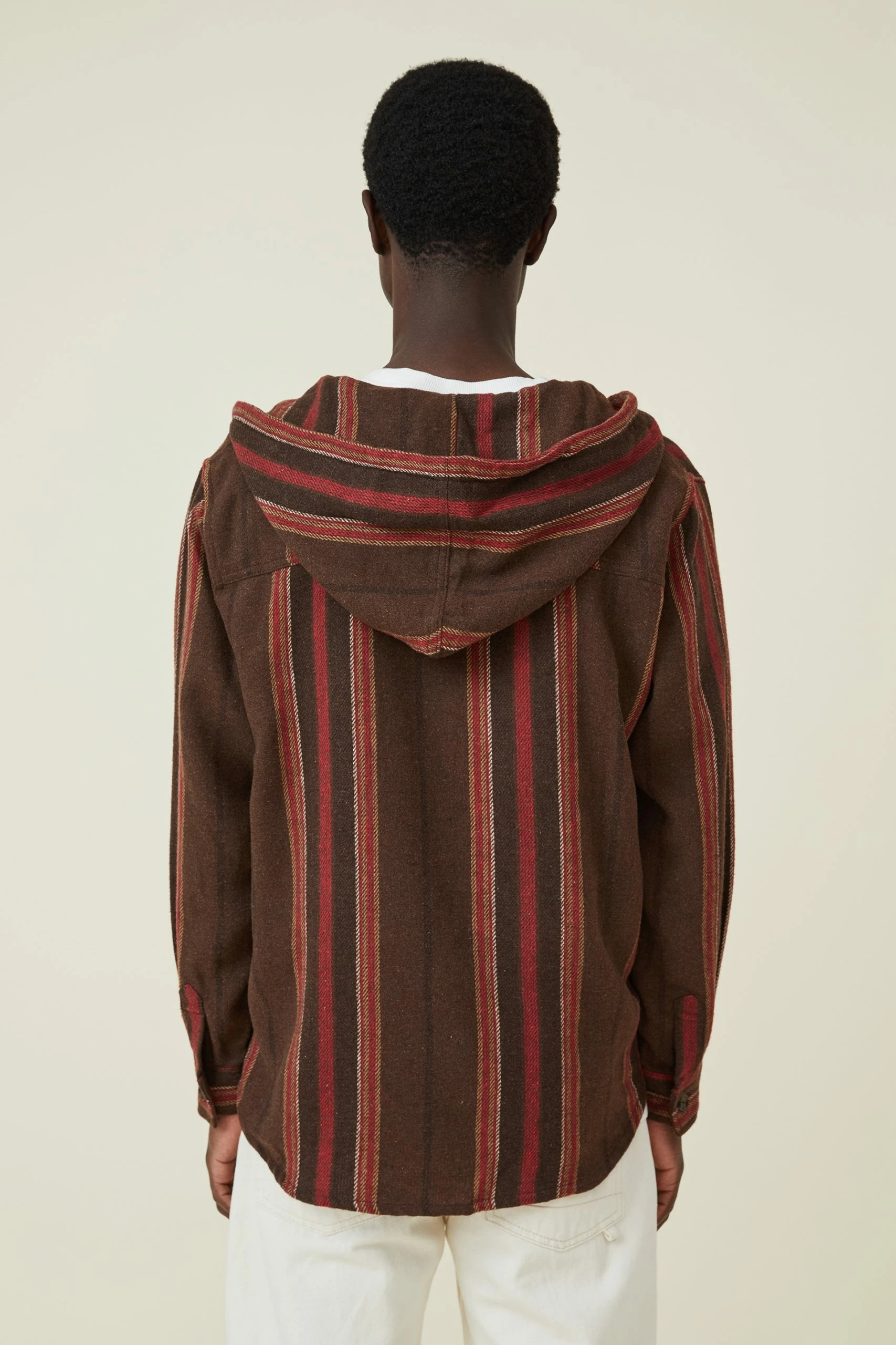 Cotton On Men Byron Hooded Long Sleeve Shirt 5 Cotton On Men Byron Hooded Long Sleeve Shirt - Image 3