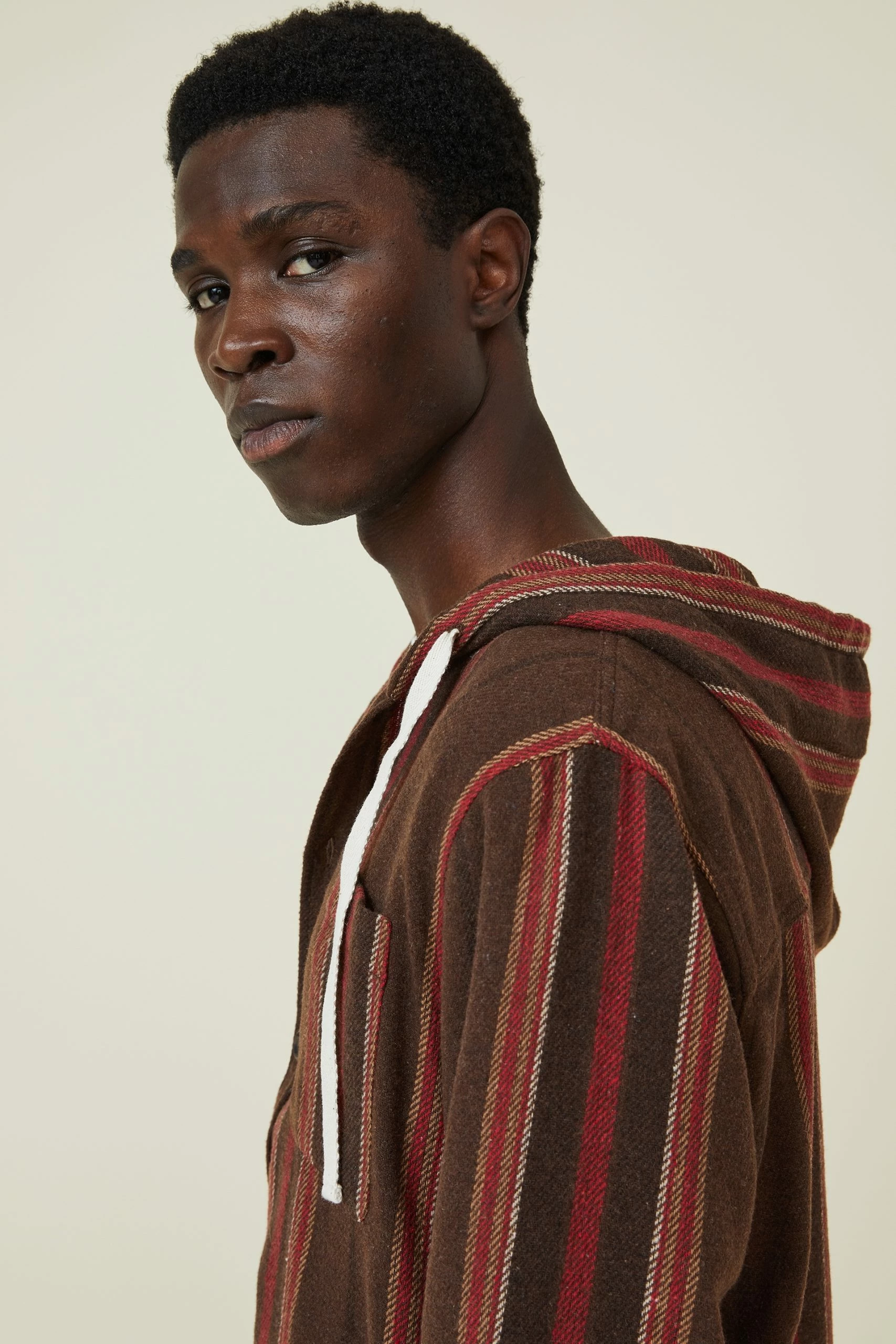 Cotton On Men Byron Hooded Long Sleeve Shirt 6 Cotton On Men Byron Hooded Long Sleeve Shirt - Image 4