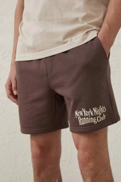 Cotton On Men Active Graphic Fleece Short -Cotton Shop 3611965 12 4