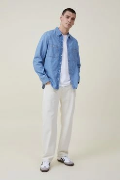 Cotton On Men Brooklyn Long Sleeve Shirt -Cotton Shop 3612002 02 1