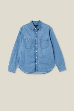 Cotton On Men Brooklyn Long Sleeve Shirt -Cotton Shop 3612002 02 5