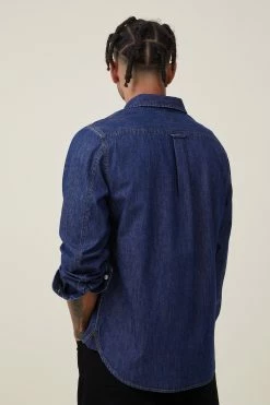 Cotton On Men Brooklyn Long Sleeve Shirt -Cotton Shop 3612002 04 3