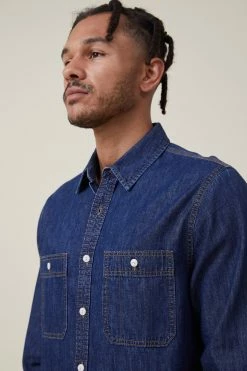 Cotton On Men Brooklyn Long Sleeve Shirt -Cotton Shop 3612002 04 4