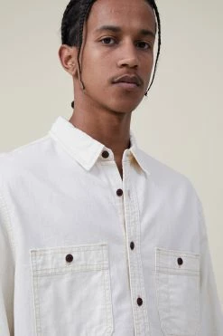 Cotton On Men Brooklyn Long Sleeve Shirt -Cotton Shop 3612002 05 4