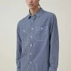 Cotton On Men Brooklyn Long Sleeve Shirt -Cotton Shop 3612002 14 2