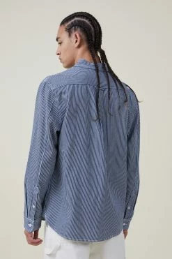 Cotton On Men Brooklyn Long Sleeve Shirt -Cotton Shop 3612002 14 3