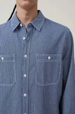 Cotton On Men Brooklyn Long Sleeve Shirt -Cotton Shop 3612002 14 4