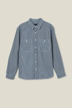 Cotton On Men Brooklyn Long Sleeve Shirt -Cotton Shop 3612002 14 5