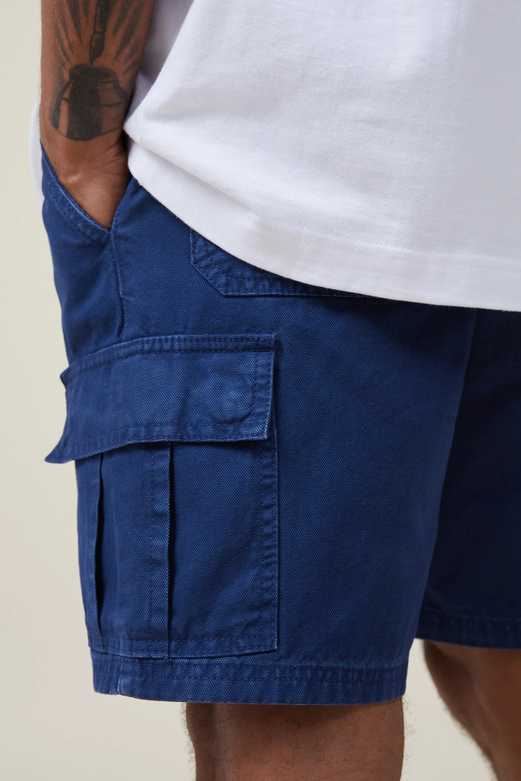 Cotton On Men Worker Chino Short 6 Cotton On Men Worker Chino Short - Image 4