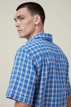 Cotton On Men Eddie Short Sleeve Shirt -Cotton Shop 3612032 06 4