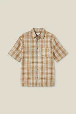 Cotton On Men Eddie Short Sleeve Shirt -Cotton Shop 3612032 19 5