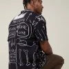 Cotton On Men Basquiat Short Sleeve Shirt -Cotton Shop 3612040 03 2