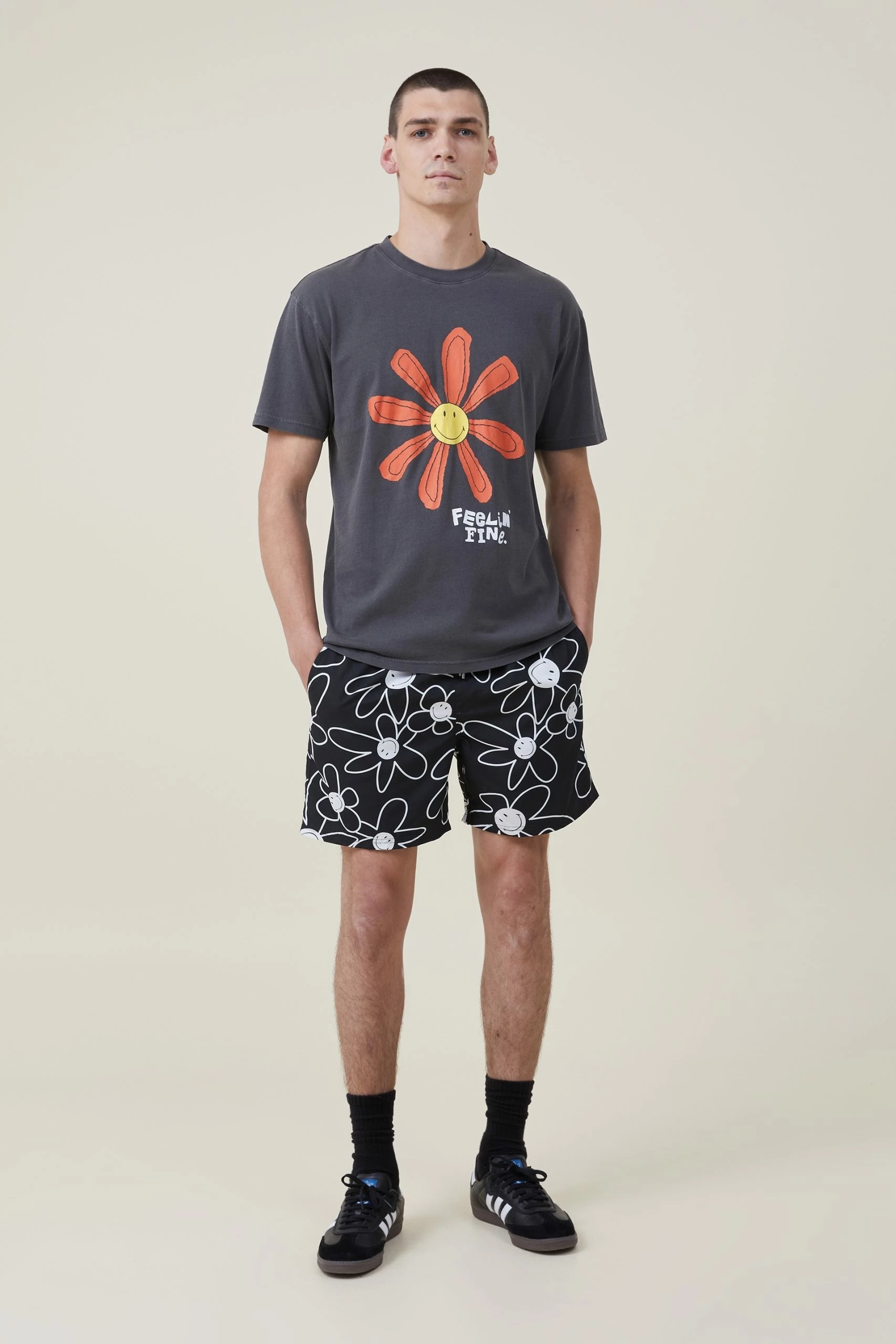 Cotton On Men Smiley Loose Fit T-Shirt 4 Cotton On Men Smiley Loose Fit T-Shirt - Image 2