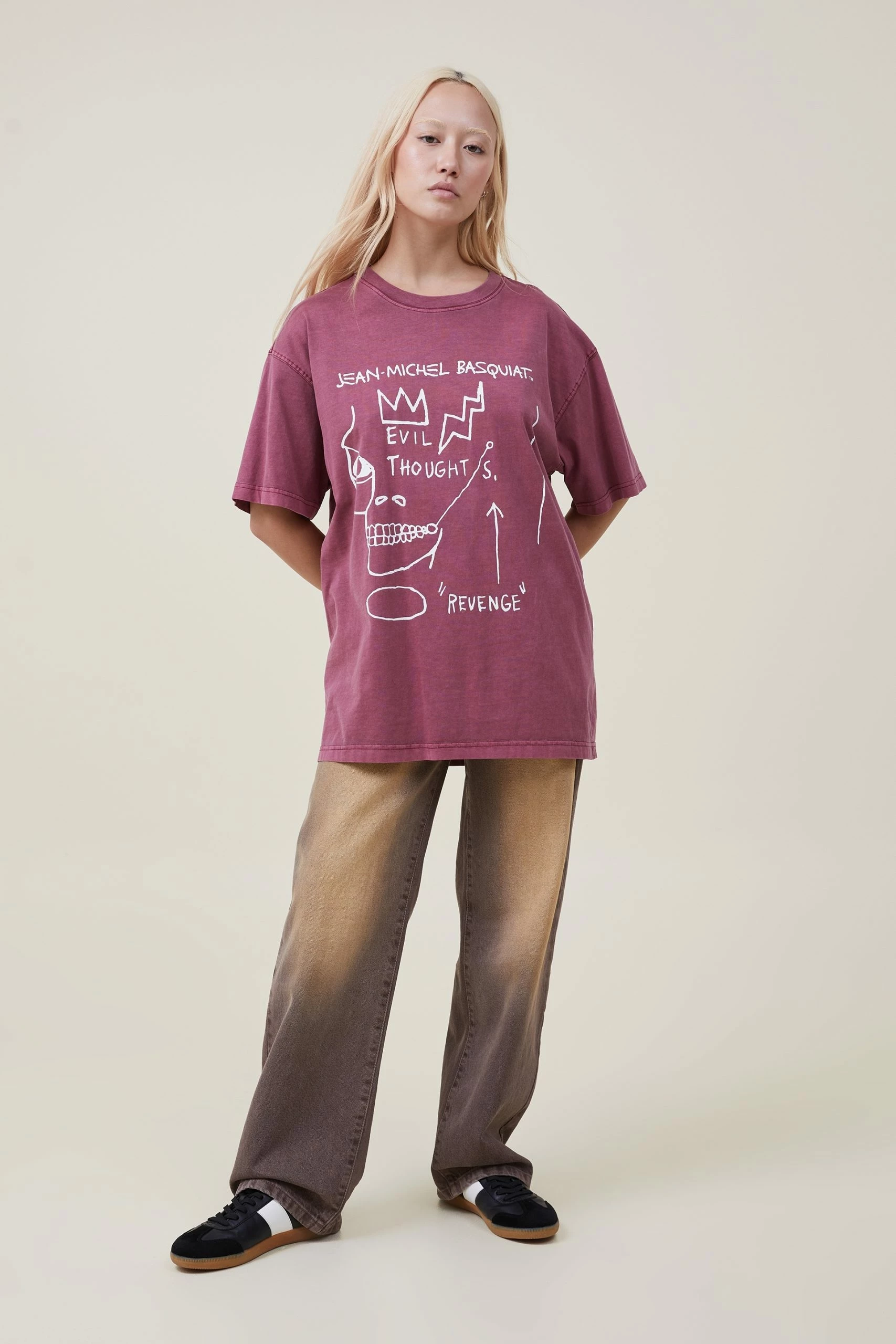 Cotton On Men Basquiat Loose Fit T-Shirt 4 Cotton On Men Basquiat Loose Fit T-Shirt - Image 2