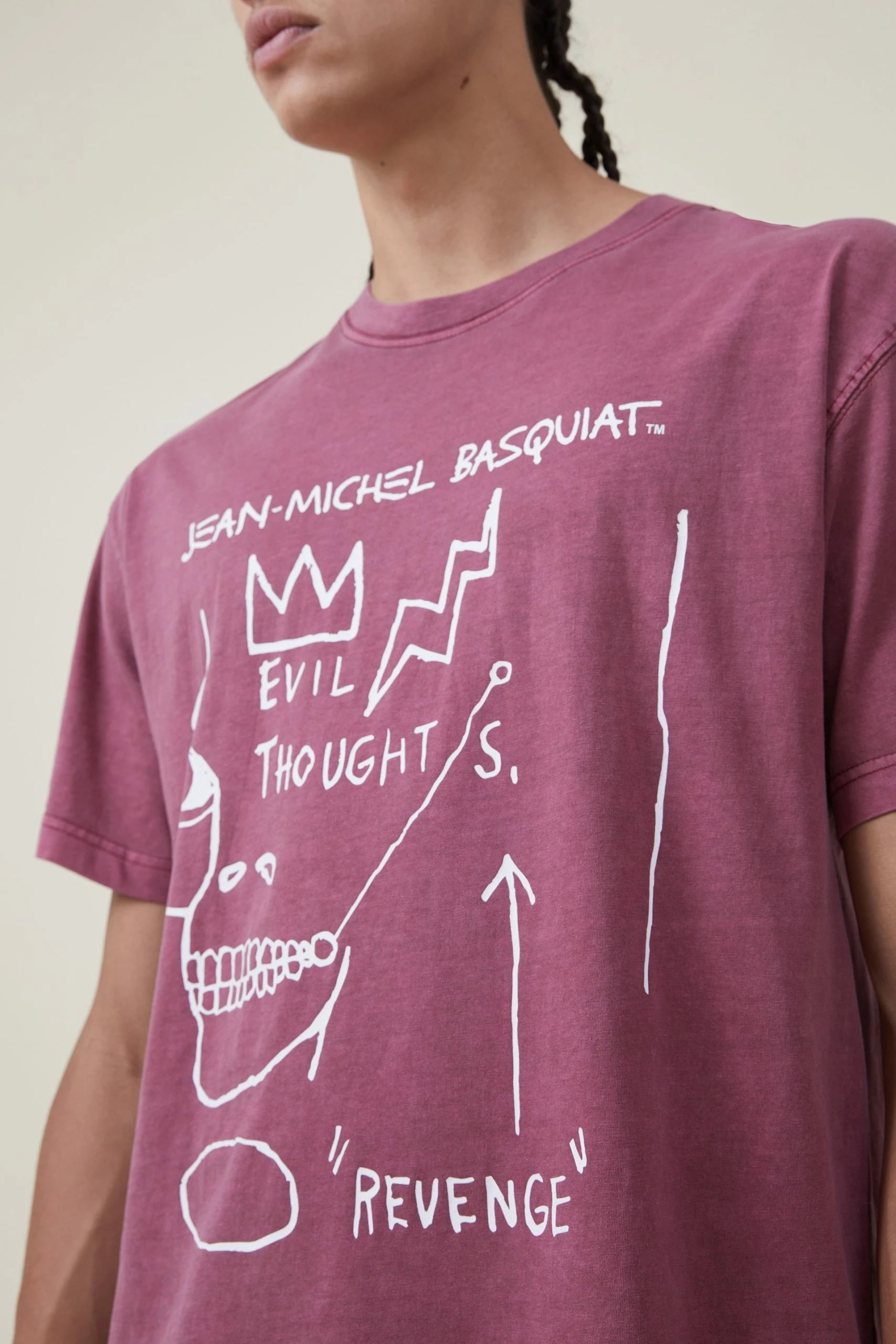 Cotton On Men Basquiat Loose Fit T-Shirt 6 Cotton On Men Basquiat Loose Fit T-Shirt - Image 4