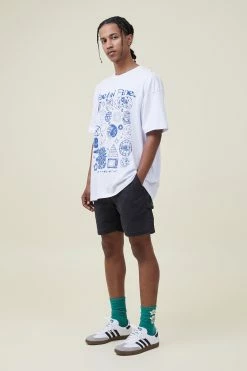 Cotton On Men Smiley Oversized T-Shirt -Cotton Shop 3612047 01 1