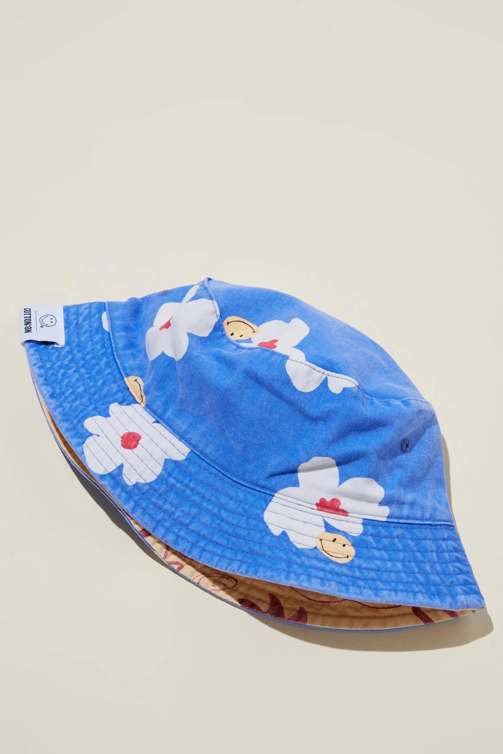 Cotton On Men Smiley Bucket Hat 6 Cotton On Men Smiley Bucket Hat - Image 4