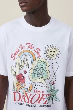 Cotton On Men Loose Fit Art T-Shirt -Cotton Shop 3612077 23 4