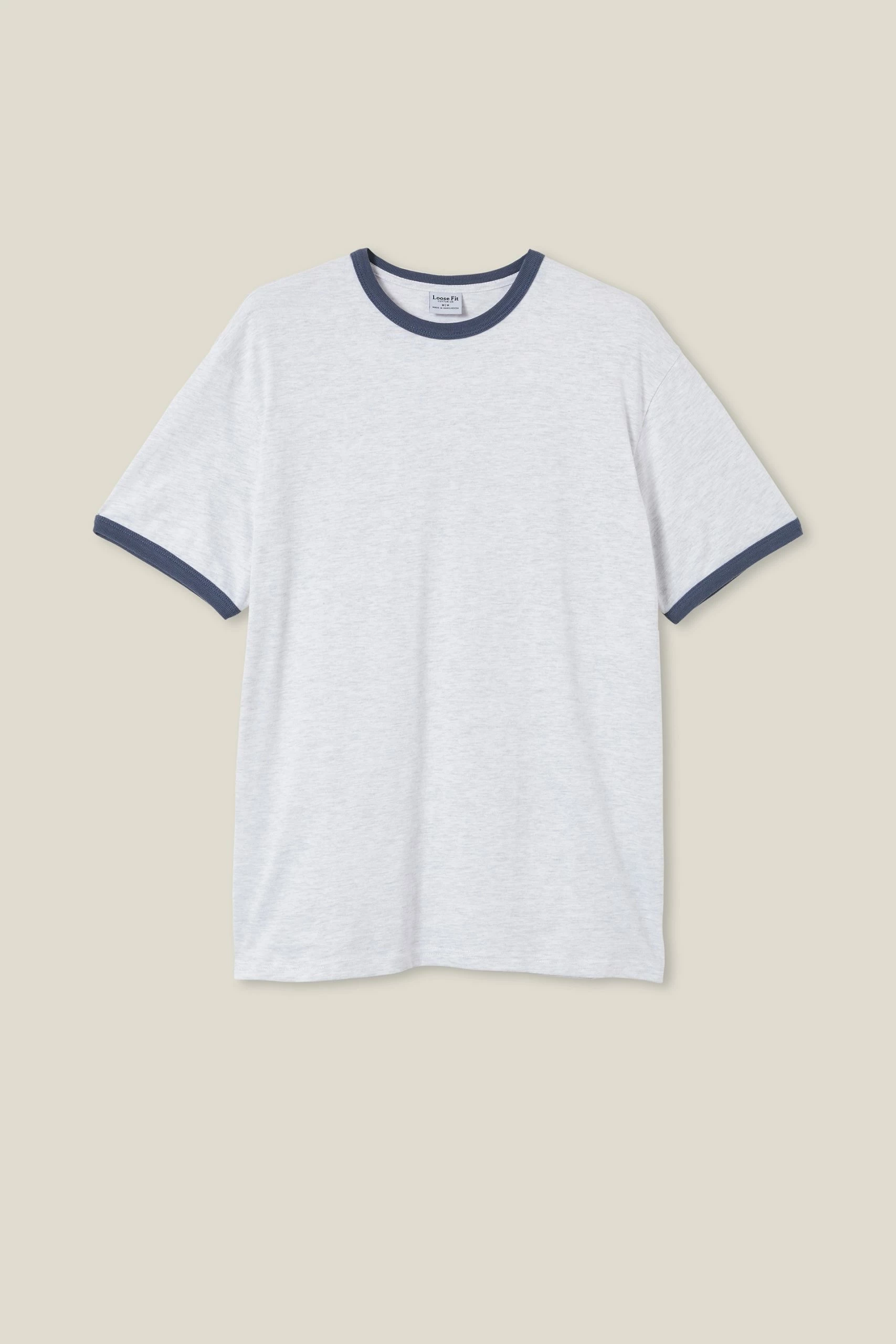 Cotton On Men Loose Fit Ringer T-Shirt 7 Cotton On Men Loose Fit Ringer T-Shirt - Image 5