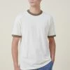 Cotton On Men Loose Fit Ringer T-Shirt -Cotton Shop 3612080 03 2