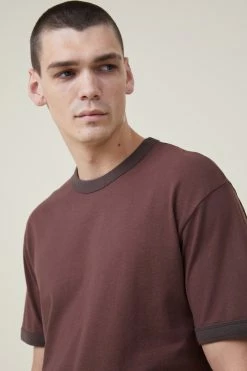 Cotton On Men Loose Fit Ringer T-Shirt -Cotton Shop 3612080 06 4