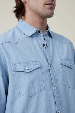 Cotton On Men Dallas Long Sleeve Shirt -Cotton Shop 3612106 01 4