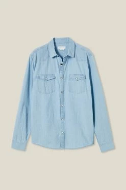 Cotton On Men Dallas Long Sleeve Shirt -Cotton Shop 3612106 01 5