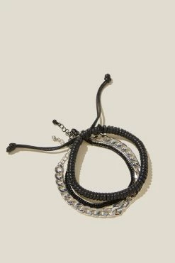 Cotton On Men Bracelet Multi Pack