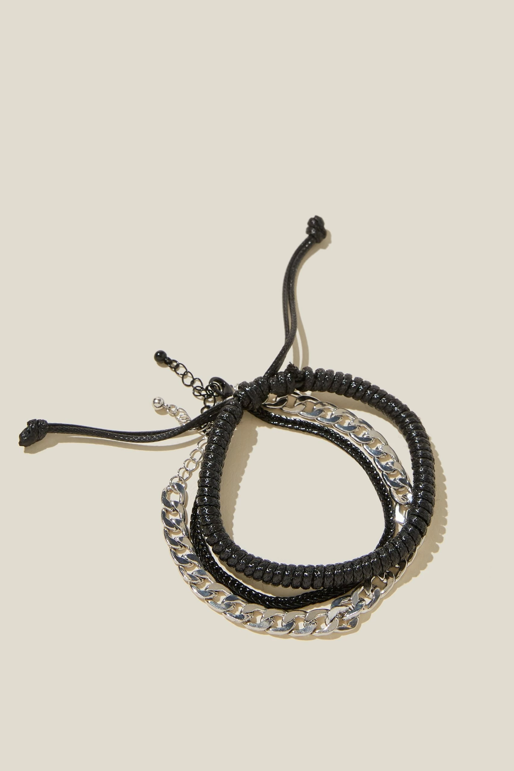 Cotton On Men Bracelet Multi Pack 3 Cotton On Men Bracelet Multi Pack