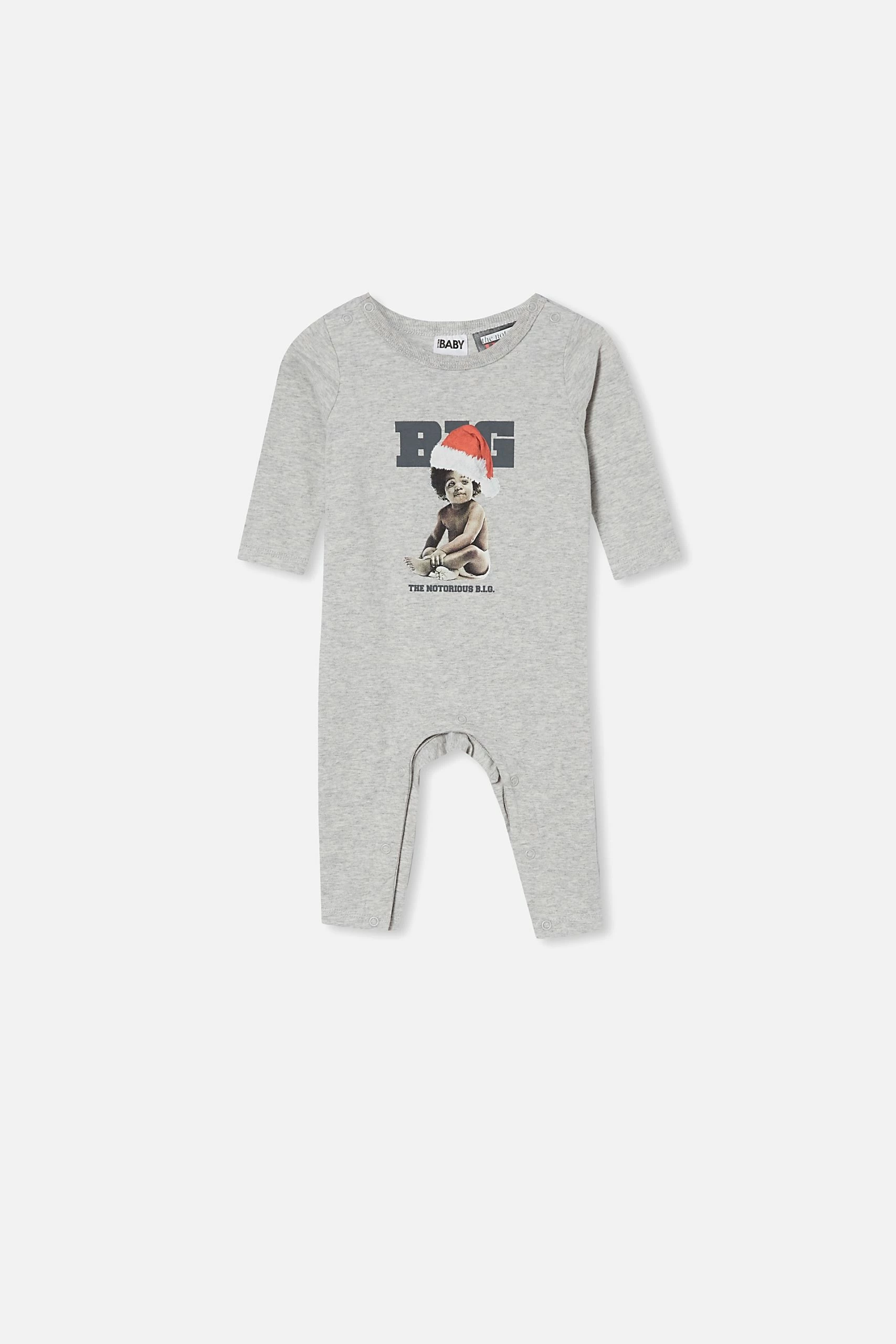 Cotton On Kids The Long Sleeve Snap Romper - Usa 4 Cotton On Kids The Long Sleeve Snap Romper - Usa - Image 2