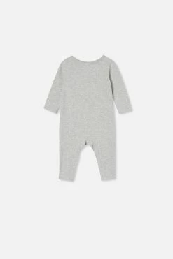 Cotton On Kids The Long Sleeve Snap Romper - Usa 8 Cotton On Kids The Long Sleeve Snap Romper - Usa -Cotton Shop 7340468 10 3