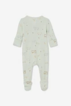Cotton On Kids Organic Newborn Zip Through Romper 7 Cotton On Kids Organic Newborn Zip Through Romper -Cotton Shop 7340524 23 3