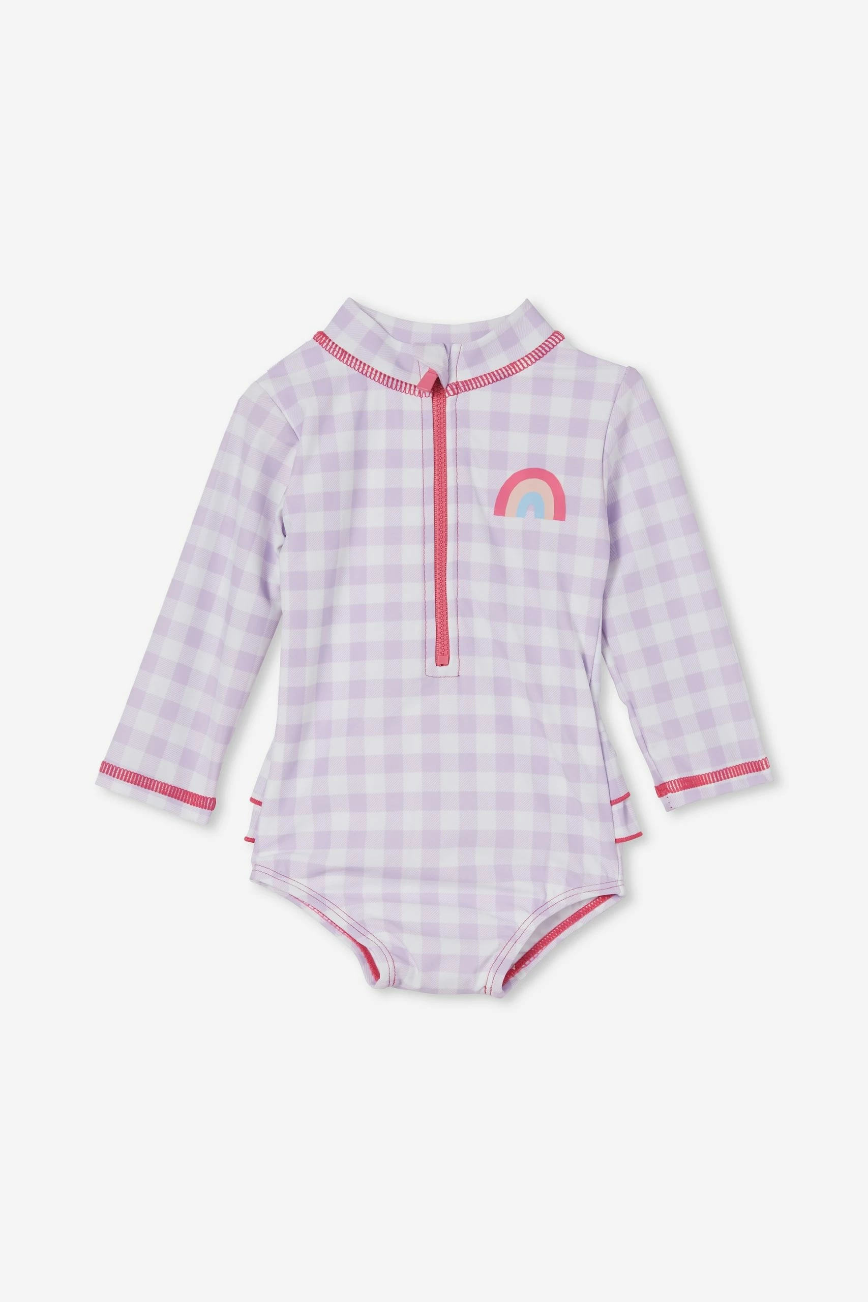 Cotton On Kids Lucy Long Sleeve Ruffle Back Swimsuit 3 Cotton On Kids Lucy Long Sleeve Ruffle Back Swimsuit