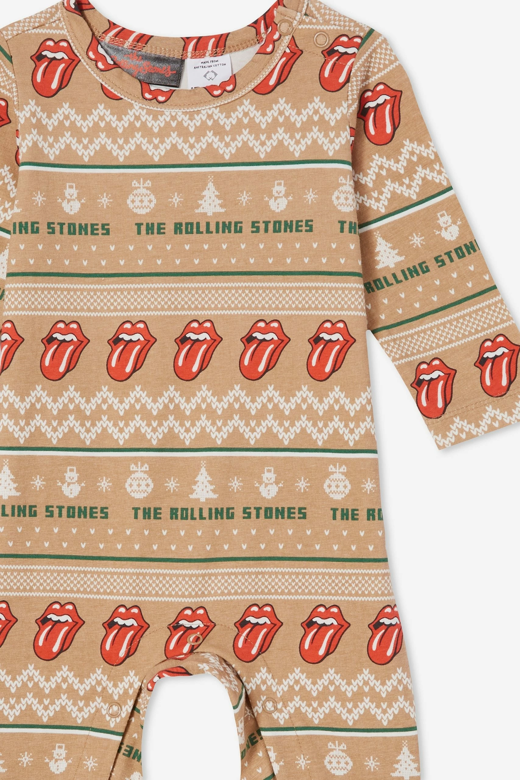 Cotton On Kids The Usa Long Sleeve Snap Romper Lcn 4 Cotton On Kids The Usa Long Sleeve Snap Romper Lcn - Image 2