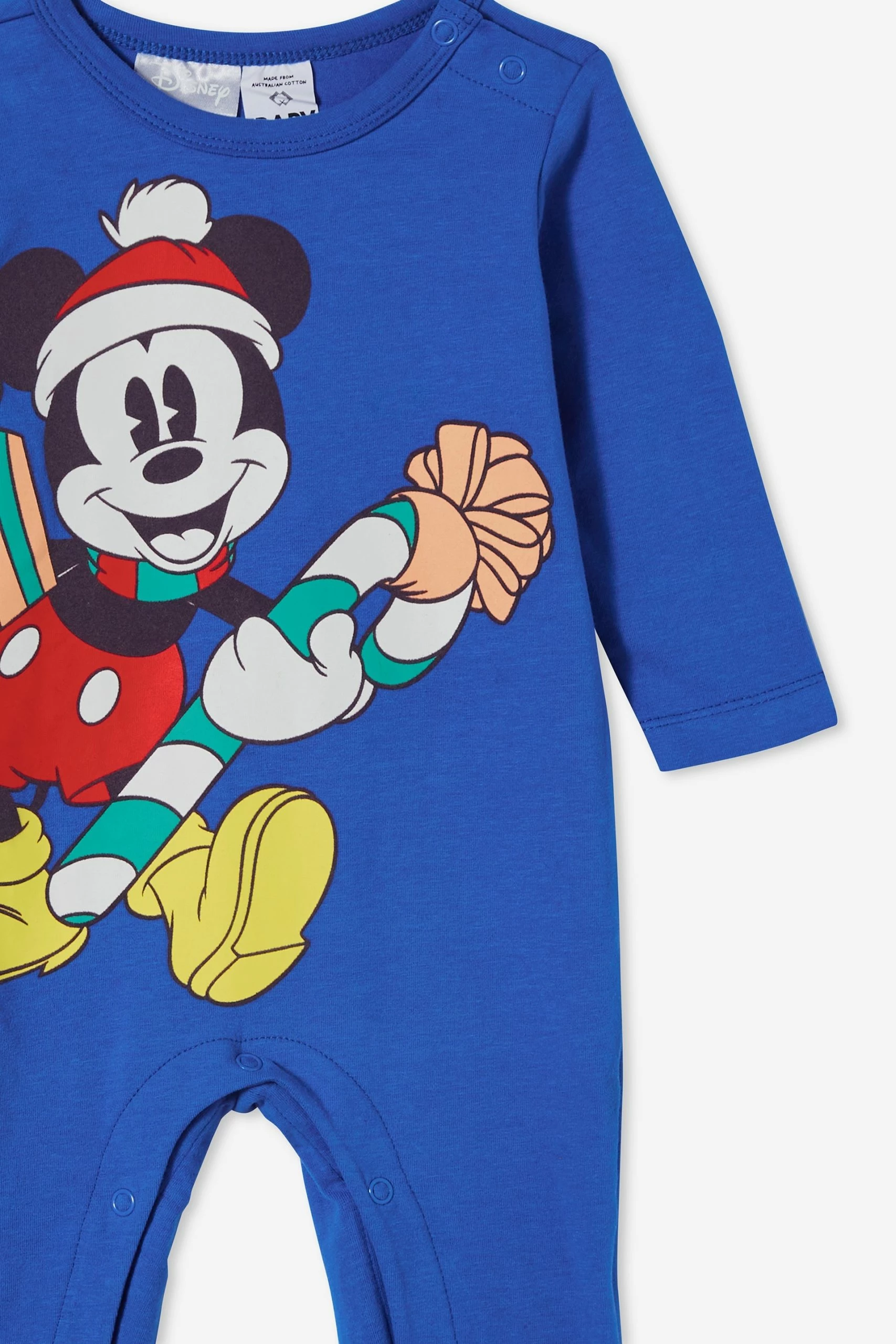 Cotton On Kids The Usa Long Sleeve Snap Romper Lcn 4 Cotton On Kids The Usa Long Sleeve Snap Romper Lcn - Image 2