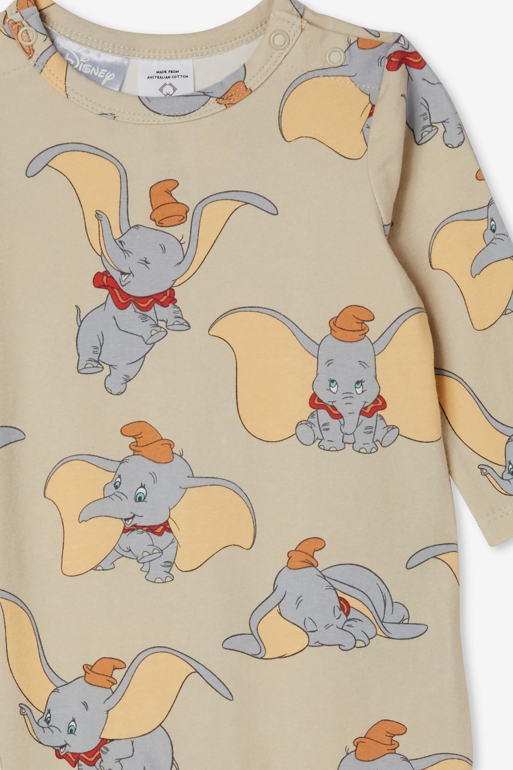 Cotton On Kids The Usa Long Sleeve Snap Romper Lcn 4 Cotton On Kids The Usa Long Sleeve Snap Romper Lcn - Image 2