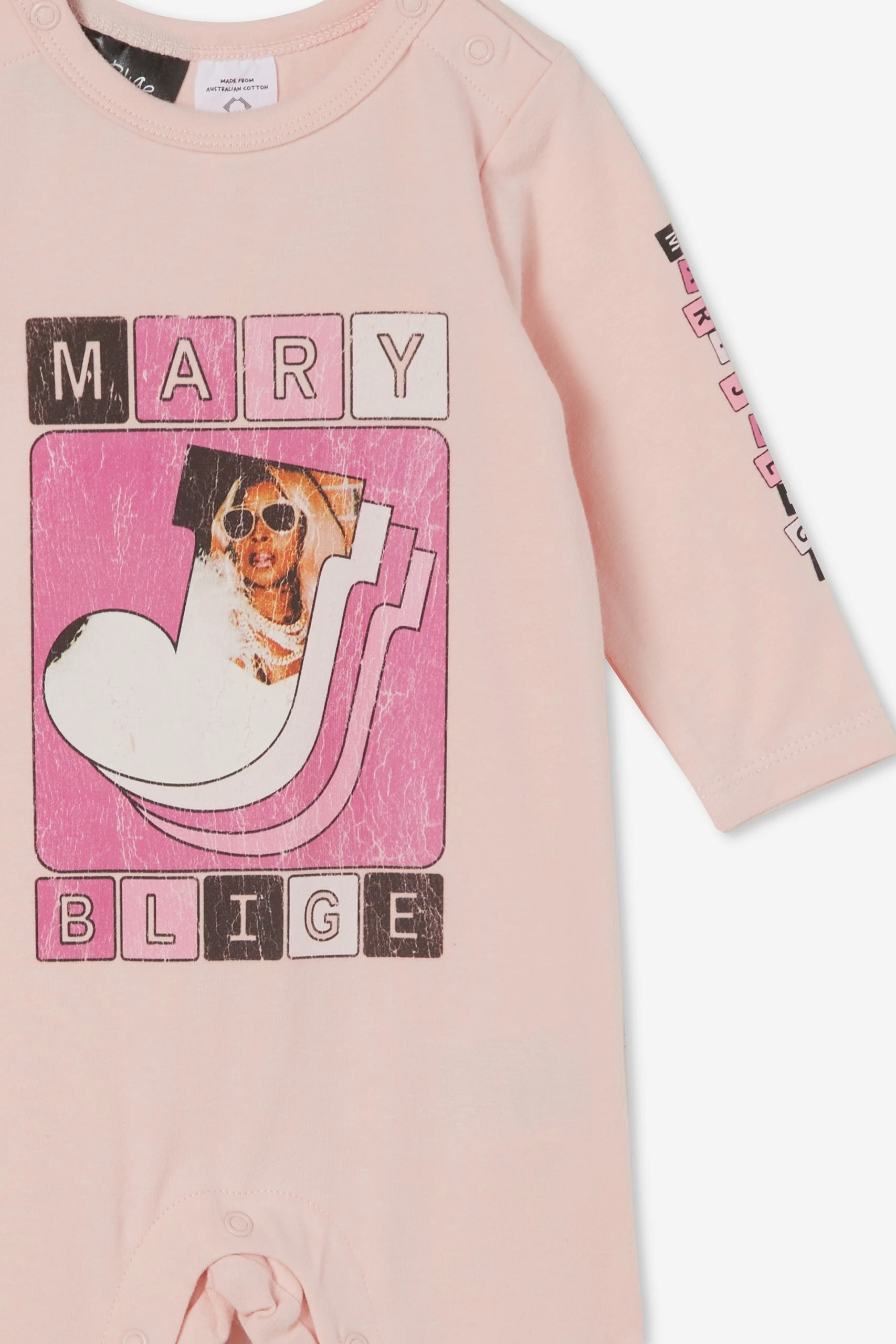 Cotton On Kids The Usa Long Sleeve Snap Romper Lcn 4 Cotton On Kids The Usa Long Sleeve Snap Romper Lcn - Image 2