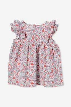 Cotton On Kids Megan Sleeveless Ruffle Dress