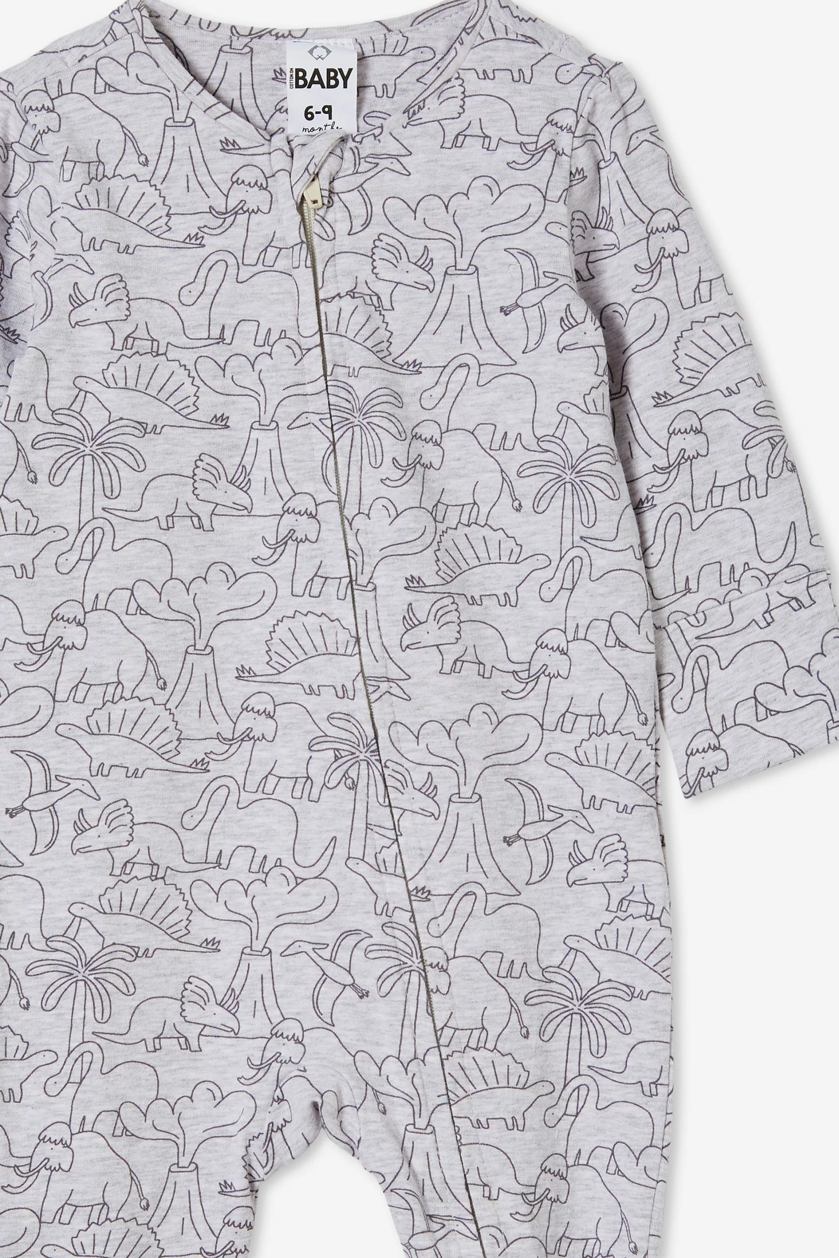 Cotton On Kids The Long Sleeve Zip Romper Usa 4 Cotton On Kids The Long Sleeve Zip Romper Usa - Image 2