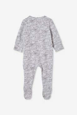 Cotton On Kids The Long Sleeve Zip Romper Usa 7 Cotton On Kids The Long Sleeve Zip Romper Usa -Cotton Shop 7342030 45 3